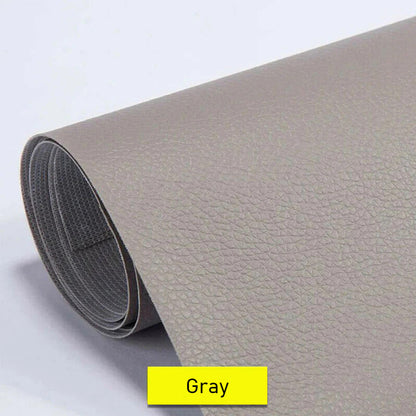 Self-Adhesive Faux Leather Repair Patch for Couches, Car Seats & Upholstery – Easy Cut-to-Fit Vinyl Fix Tape in 17 Colors for Furniture