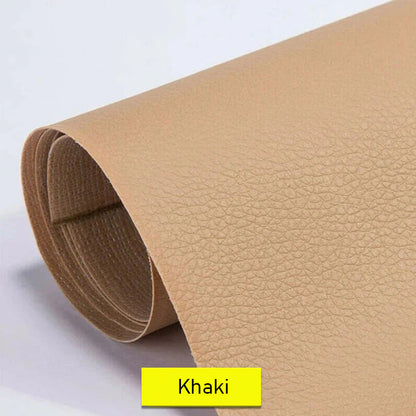 Self-Adhesive Faux Leather Repair Patch for Couches, Car Seats & Upholstery – Easy Cut-to-Fit Vinyl Fix Tape in 17 Colors for Furniture