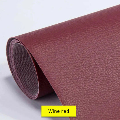 Self-Adhesive Faux Leather Repair Patch for Couches, Car Seats & Upholstery – Easy Cut-to-Fit Vinyl Fix Tape in 17 Colors for Furniture