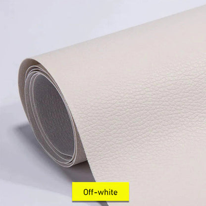Self-Adhesive Faux Leather Repair Patch for Couches, Car Seats & Upholstery – Easy Cut-to-Fit Vinyl Fix Tape in 17 Colors for Furniture
