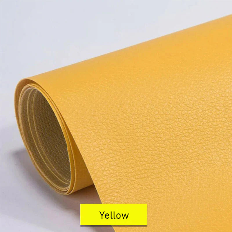 Self-Adhesive Faux Leather Repair Patch for Couches, Car Seats & Upholstery – Easy Cut-to-Fit Vinyl Fix Tape in 17 Colors for Furniture