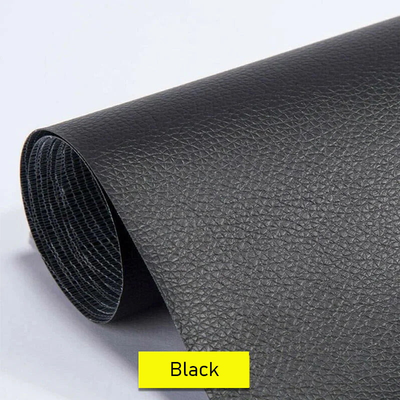 Self-Adhesive Faux Leather Repair Patch for Couches, Car Seats & Upholstery – Easy Cut-to-Fit Vinyl Fix Tape in 17 Colors for Furniture