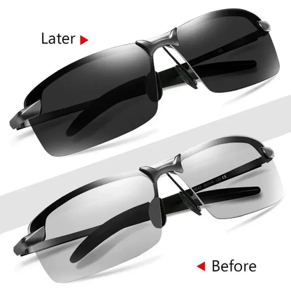Polarized Photochromic Sunglasses with Automatic Light Adjustment | Stylish Eye Protection for Outdoor Activities