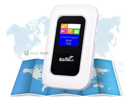 Portable 5G Wi-Fi Router | High-Speed Connection & Compact Design | Ideal for Travel and Multi-Device Connectivity