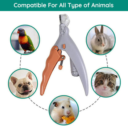 Pet Nail Trimmer with Precision Guard for Dogs & Cats – Sensor-Guided Grooming Tool for Safe Home Clipping