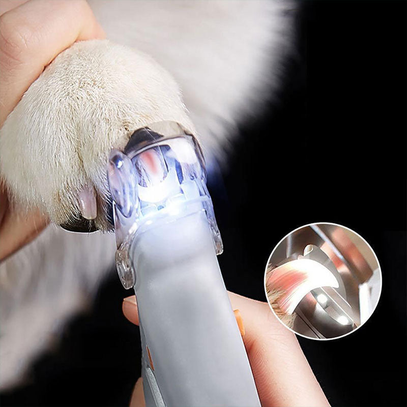 Pet Nail Trimmer with Precision Guard for Dogs & Cats – Sensor-Guided Grooming Tool for Safe Home Clipping