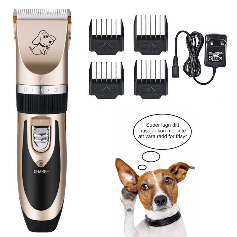 Wearclo | Professional Rechargeable Pet Clipper with Quiet Operation | Cordless Grooming Tool for Stress-Free Pet Care