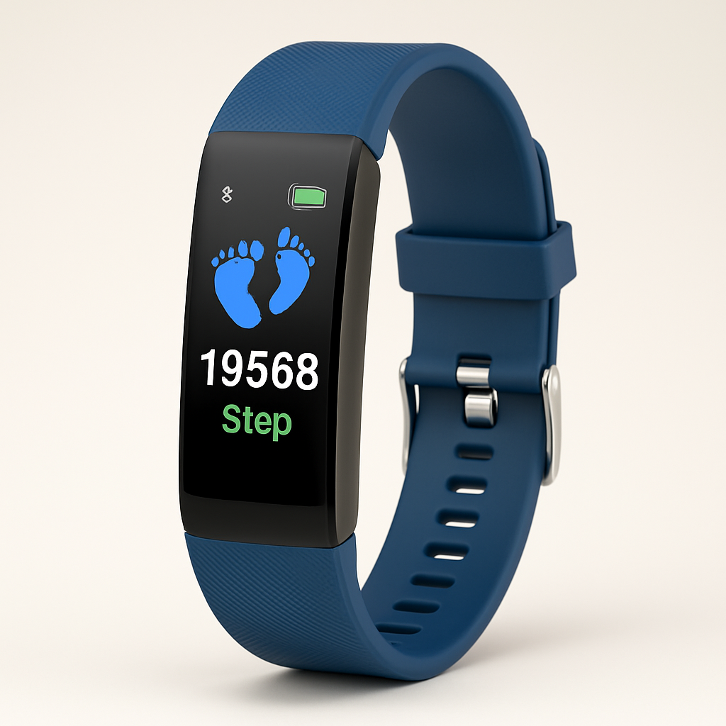 Simple LED Heart & Blood Pressure Senior Smartwatch