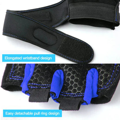 Weight Lifting Gloves with Wrist Support, Padded Workout Gloves, Gym Gloves for Cycling and Fitness Training