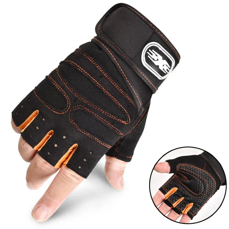 PowerGrip | Workout Gloves with Wrist Support & Impact Padding | Durable Gym Gloves for Enhanced Performance