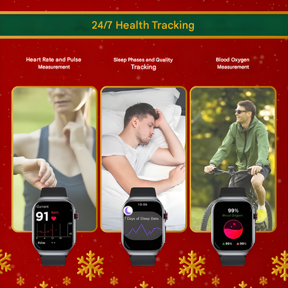 Smart Fitness Watch | 24/7 Health Tracking with Customizable Features | Ideal for Active Lifestyles
