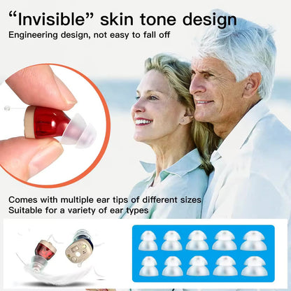 Pure OTC Hearing Aids | Wireless Rechargeable Design with 30-Hour Battery Life for Enhanced Sound Clarity