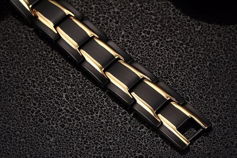 Stainless Steel Wellness Bracelet with Embedded Magnets for Daily Comfort & Style | Men's & Women's Accessory for Active Living