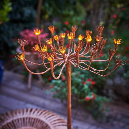 Solar Stake Lights for Garden 6-Pack 40 Inch Tall LED Branch Outdoor Landscape Path Decoration Dusk to Dawn Auto On Off