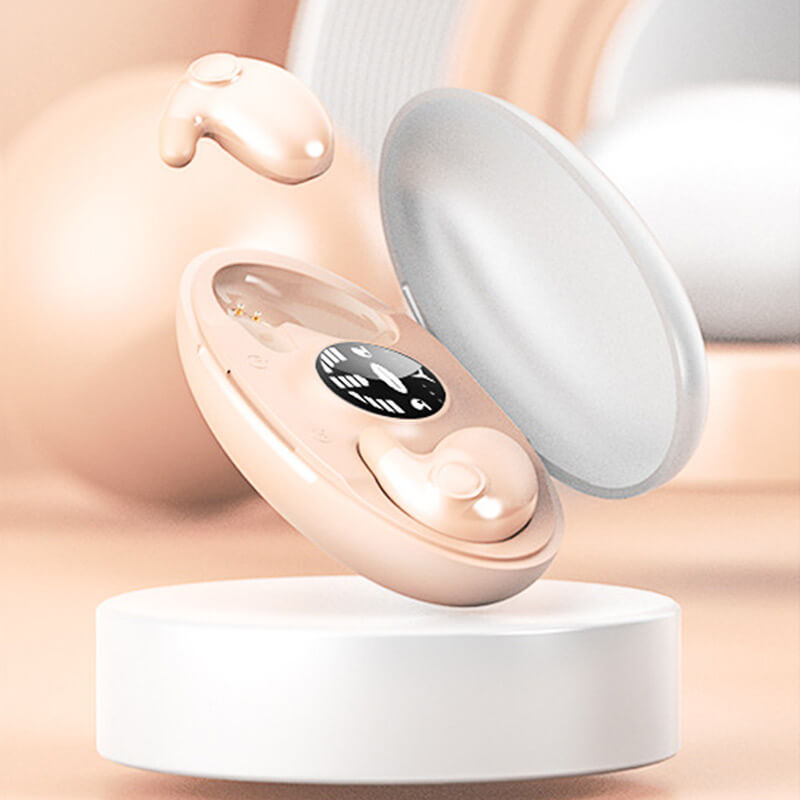 Sleep Earbuds Wireless Invisible Bluetooth 5.3 Tiny Mini Hi-Fi Sound Noise Canceling for Sleeping Side Sleepers Meditation Music