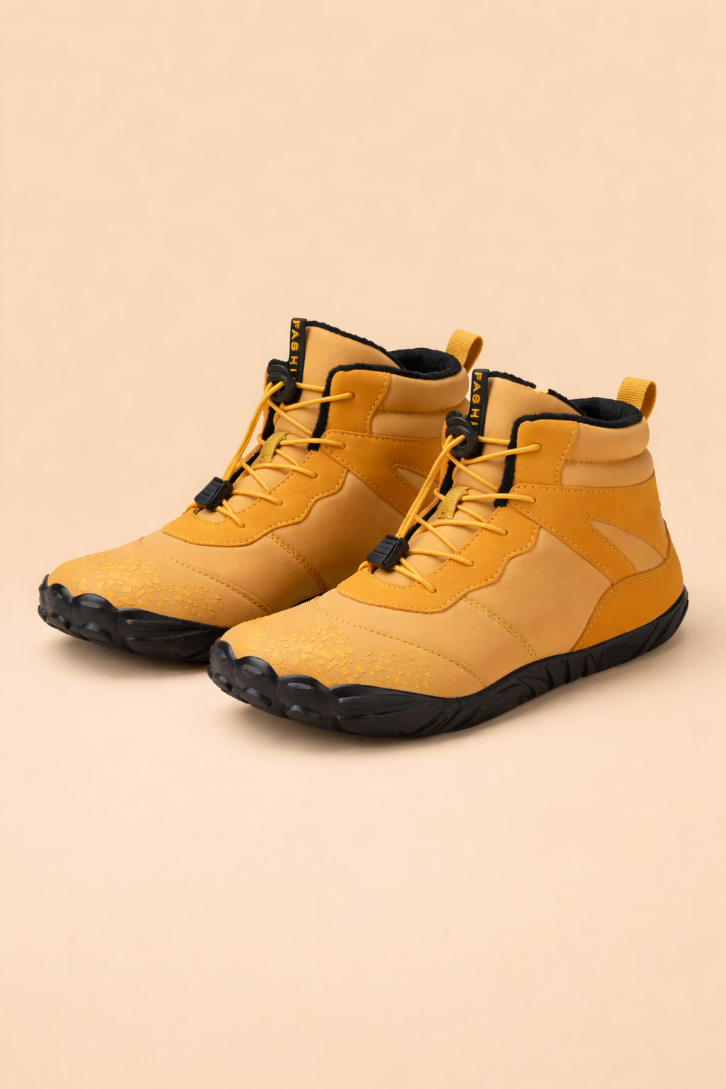 Women's Waterproof Minimalist Winter Boots – Zero-Drop Flexible Sole for Unrestricted Toe Movement & Outdoor Traction
