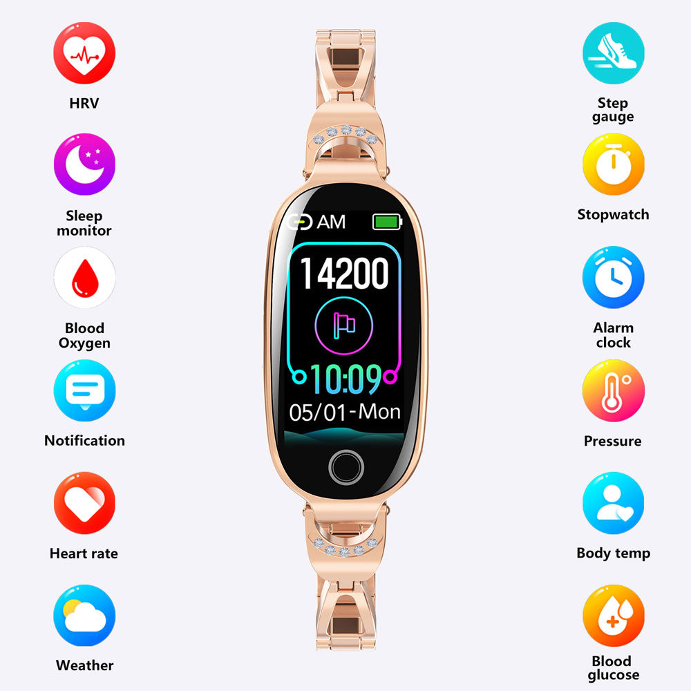 Waterproof Heart Rate & Blood Pressure Fitness Bracelet