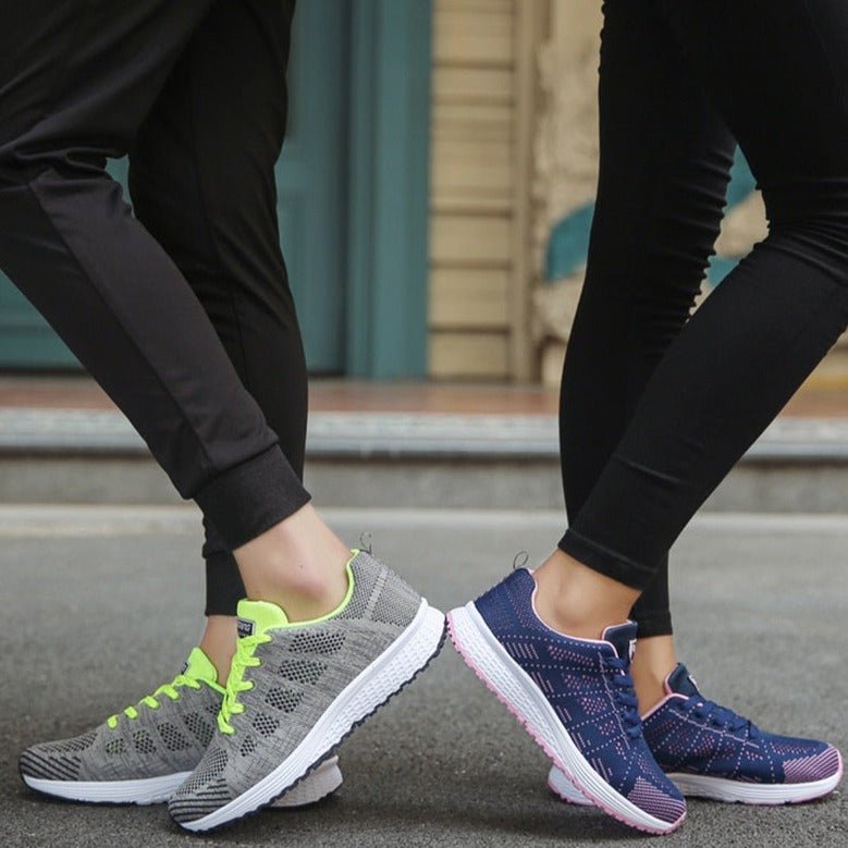 Breathable Mesh Sneakers for Women with Built-In Arch Support for All-Day Comfort and Posture Relief