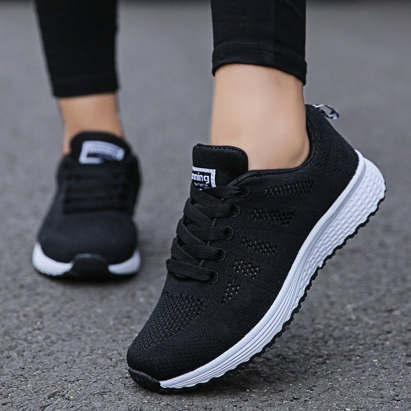 Breathable Mesh Sneakers for Women with Built-In Arch Support for All-Day Comfort and Posture Relief