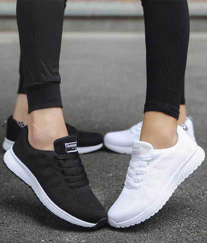 Breathable Mesh Sneakers for Women with Built-In Arch Support for All-Day Comfort and Posture Relief
