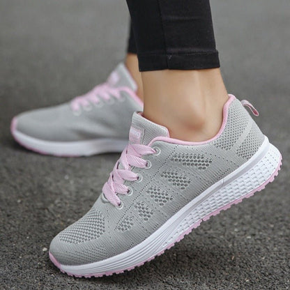 Breathable Mesh Sneakers for Women with Built-In Arch Support for All-Day Comfort and Posture Relief