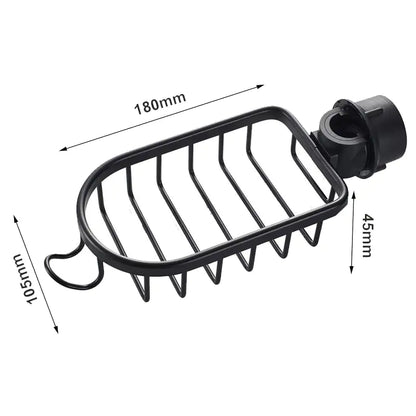 Hanging Shower Caddy for Showerhead | Rust-Proof Stainless Steel Organizer for Shampoo & Soap | No-Drill Quick Install Basket for Bathroom
