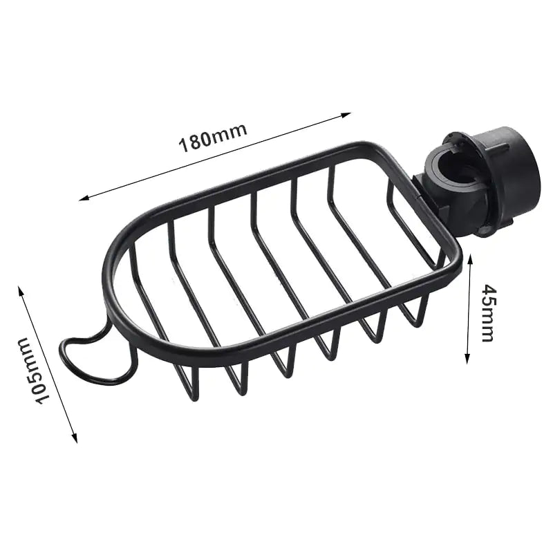 Shower Caddy Organizer for Showerhead – Stainless Steel Hanging Basket with Drainage Grid for Soap, Shampoo & Bath Essentials
