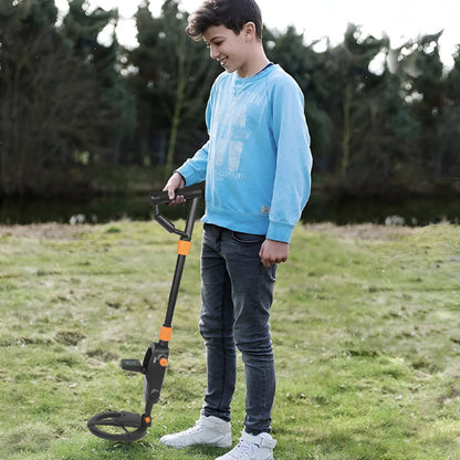 Junior Metal Detector with Waterproof Coil for Kids – Adjustable Treasure Finder with Target ID Mode for Beach, Park & Backyard Adventures