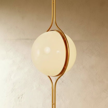 Tension-Mount Light Column 98-110 in Tall Acrylic Tower Lamp for Living Room Studio Entry Ambient Glow Decorative Standing Fixture